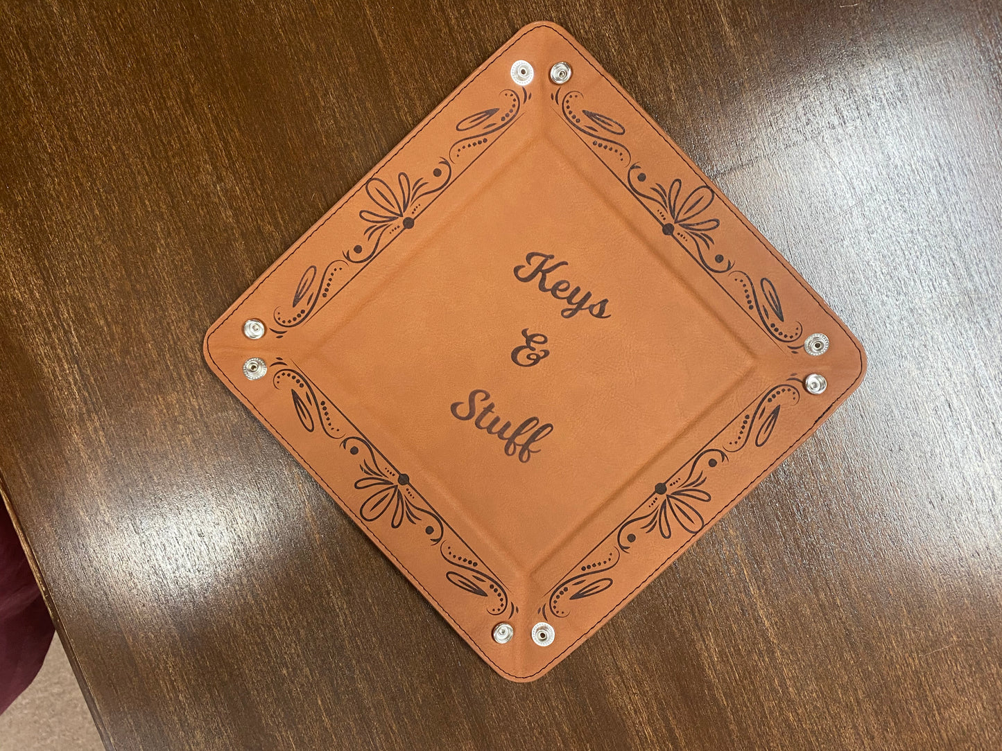 Leather Valet Tray