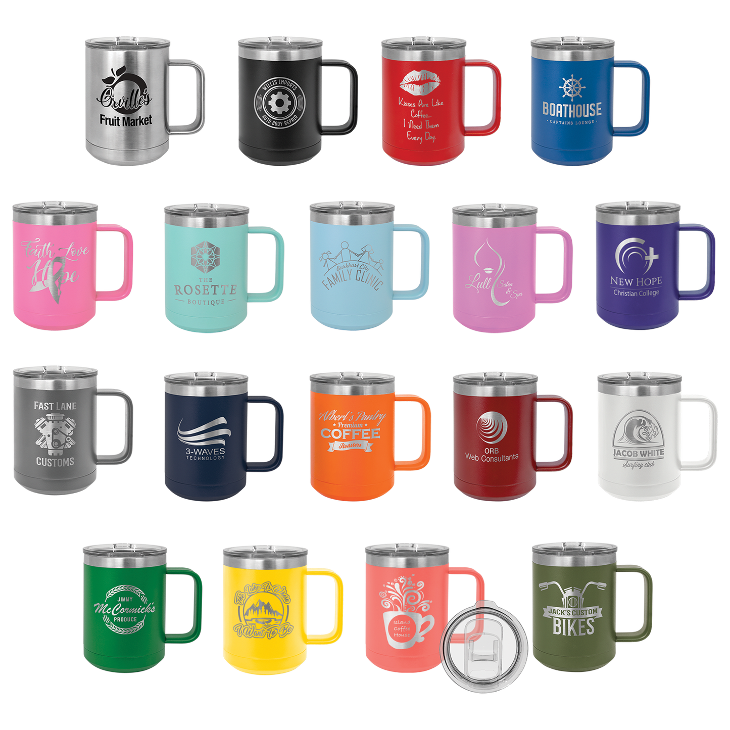 Engravable 15 oz Coffee mugs