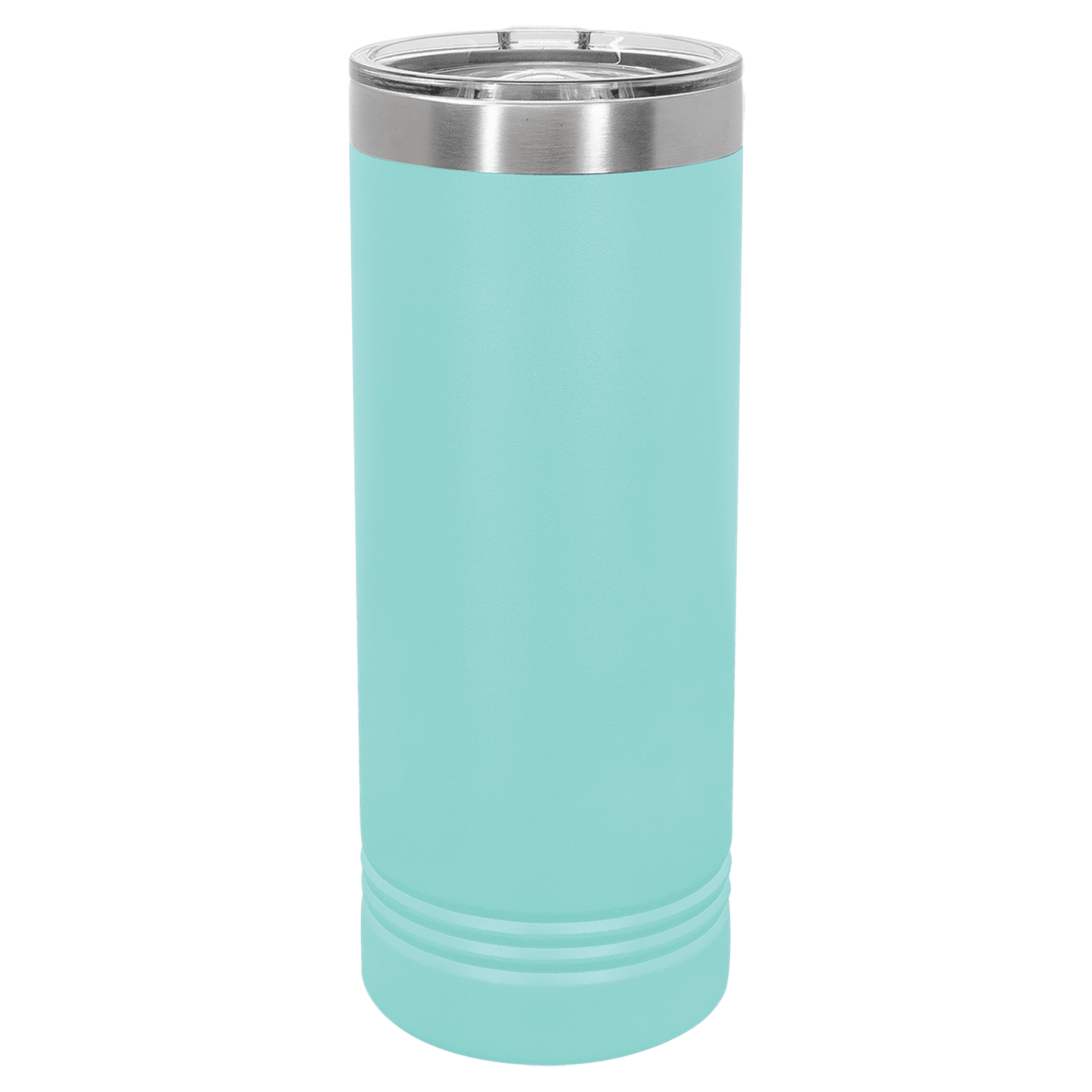 Customized engraved 22 ounce skinny tumblers with slider lid